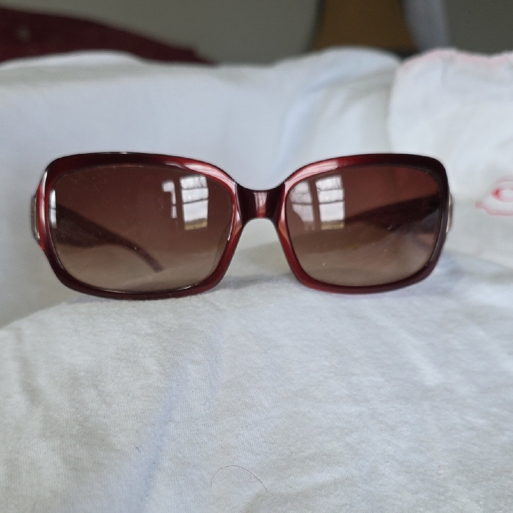 Coach Burgundy Sunglasses